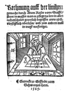Rechnung auff der linihen 1525 Adam Ries