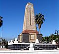 Refah monument from the south, Mersin