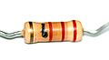 Resistor damaged arcing