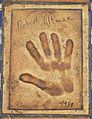 Robert Altman Handprint