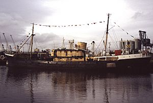 SS Explorer at Leith in 2005