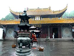 Sarira Hall of Ashoka Temple in Ningbo