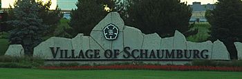 Schaumburg, Illinois welcome sign