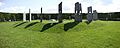 Sculpture Zonneveld (Wijchen, Gld, NL), panorama two photos