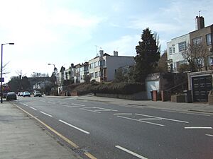 Section of the Art Deco houses in Selsdon