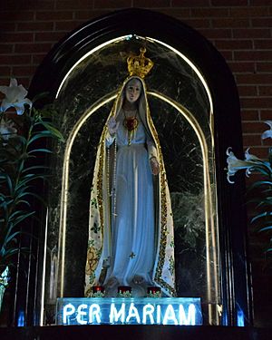 Shrine of the Immaculate Heart of Mary (Cathage, MO) - Our Lady of Fátima, Per Mariam