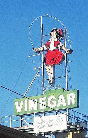 Skipping Girl Vinegar Sign, Abbotsford, Australia