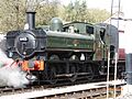 Steam Loco 0-6-0PT Num. 6412 at Buckfastleigh
