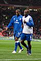 Sylvain Distin Louis Saha vs ManU 2009