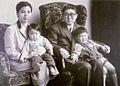 The Abe family in 1956
