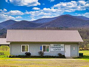 The Warne, N.C., community center on March 1, 2020