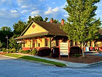 Toccoa Station in Toccoa, Georgia, is a rail depot served by the Amtrak Crescent train 01