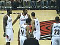 Trail Blazers starting five fall 2009