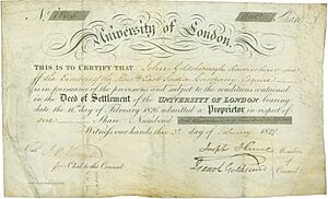 University of London 1829