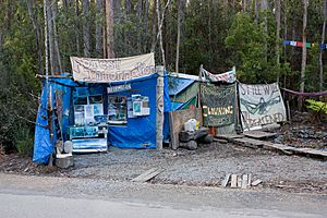 Upper Florentine Protest Camp 2