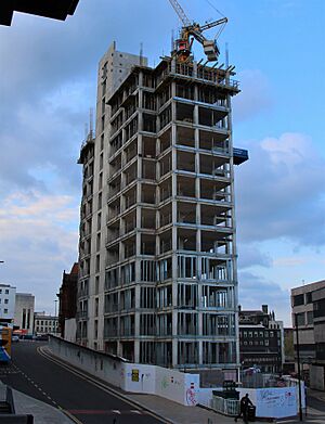 Vista Sheffield under construction
