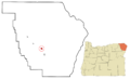 Wallowa County Oregon Incorporated and Unincorporated areas Enterprise Highlighted