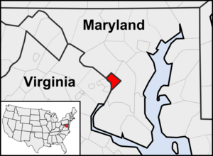 Washington, D.C. locator map