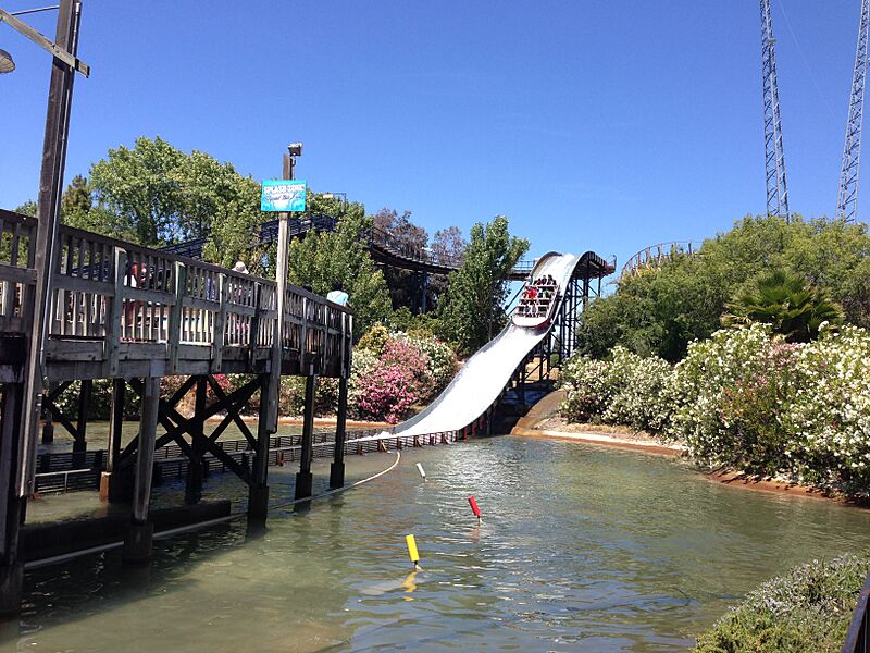 Water ride at Great America