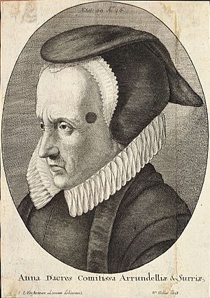 Wenceslas Hollar - Anna Dacres, Countess of Arundel