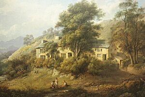 Wilson's house, Elleray painted by Alexander Nasmyth 1808