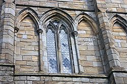 Window detail at Cambuskenneth Abbey