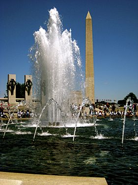 World War II Memorial Fountain