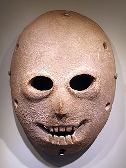 -7000 Horvat Duma Mask 01 Tahunian Culture Israel Museum Jerusalem anagoria