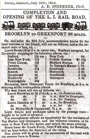 1844 LIRR schedule
