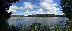 2015-08-20 15 55 43 Panorama east from the west shore of Spring Lake in Berlin, New York.jpg