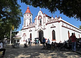 Aracataca's church where Garcia Marquez was baptized.JPG