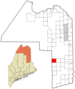 Location of Moro Plantation, Maine