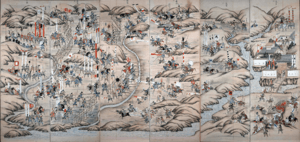 Battle-of-Nagashino-Map-Folding-Screen-1575