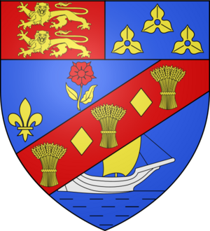 Blason ville fr Sannerville (Calvados)