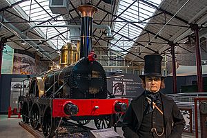 Picture of railway steam engine