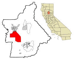 Location in Butte County and the State of California