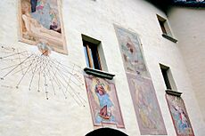 Cerentino church frescos