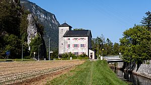 Château de la Porte du Scex - Situation