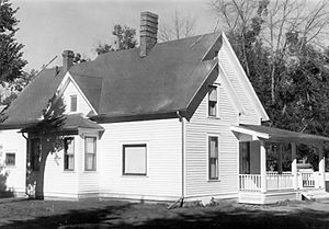 Charles M Russell House - new location - Great Falls Montana - September 1976