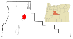 Location in Deschutes County