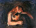 Edvard Munch - Vampire (1917), Sammlung Würth