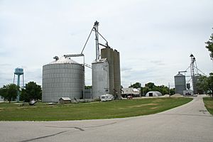 Elliott Illinois Water tower and grain elevator