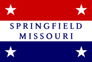 Flag of Springfield, Missouri (1938–2022)