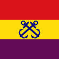 Flag of the Minister of the Navy Second Spanish Republic (1931-1939)