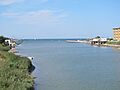 Foce del fiume Marecchia a Rimini (2013)