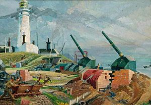 Fortified Islands - Building the North Battery, Flatholm, Bristol Channel - Ray Howard-Jones - ABDAG002841