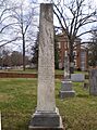 George Baxter Cemetery Monument