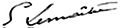 Georges Lemaitre signature