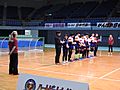 Goalball-2019 Asia-Pac Regional KOR-AUS M line-up