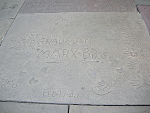 Grauman's Chinese Theatre, marx brothers